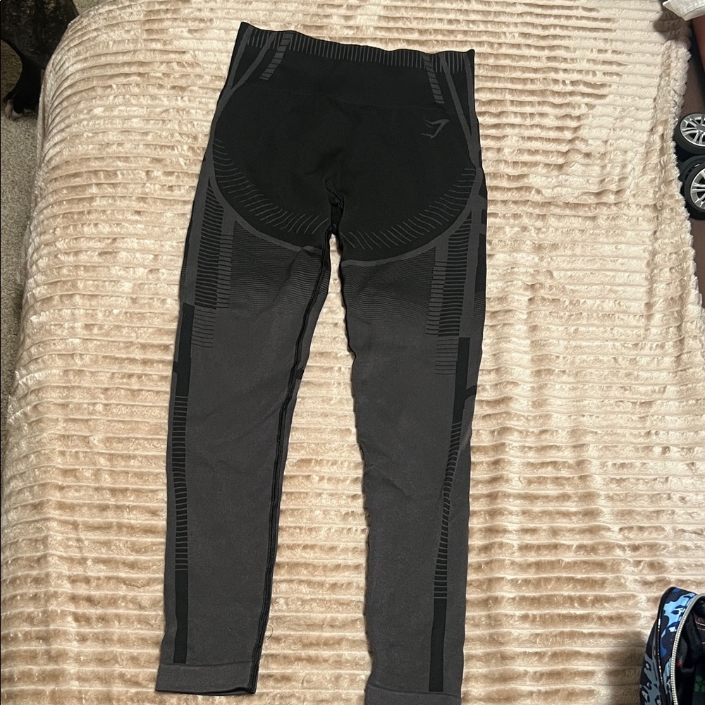 Gymshark Black and Gray Women's Pants